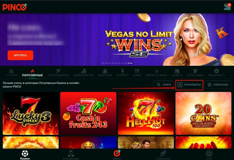 Портфолио онлайн казино